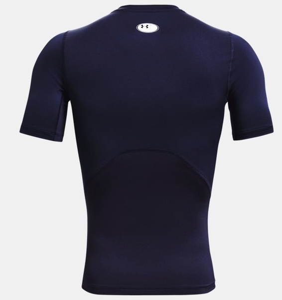 Lacivert Erkek UA HeatGear Armour Compression Kısa Kollu T-shirt