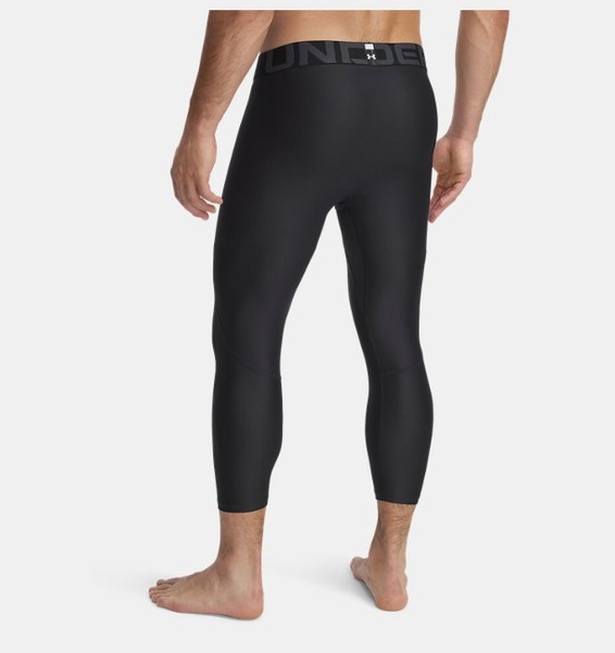 Gri Erkek UA HeatGear Armour 3/4 Tayt