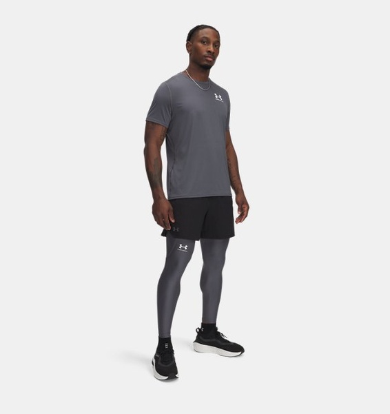 Gri Erkek UA HeatGear Armour Tayt