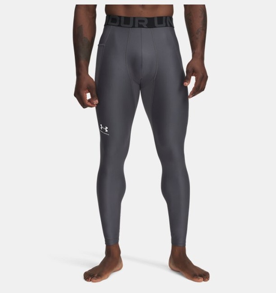 Gri Erkek UA HeatGear Armour Tayt