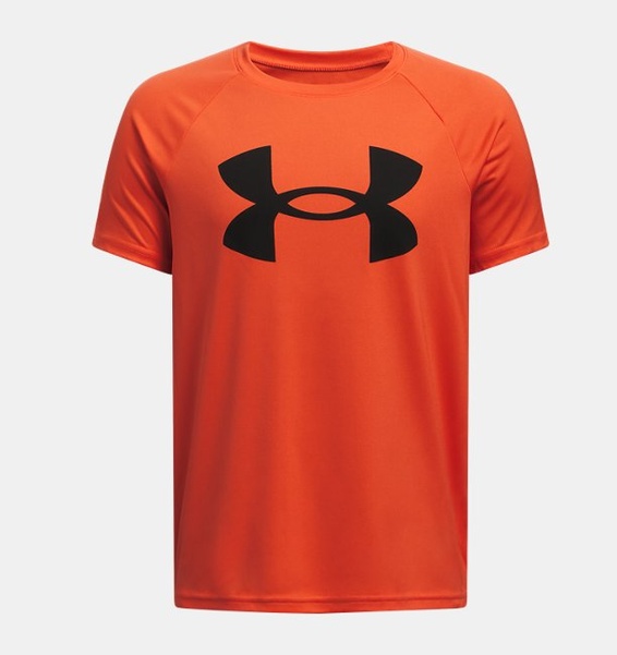 Kırmızı Erkek Çocuk UA Tech™ Big Logo Kısa Kollu T-shirt