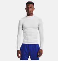 Erkek UA HeatGear Armour Compression Mock Uzun Kollu T-shirt