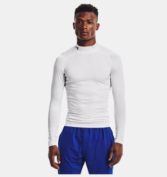 Erkek UA HeatGear Armour Compression Mock Uzun Kollu T-shirt