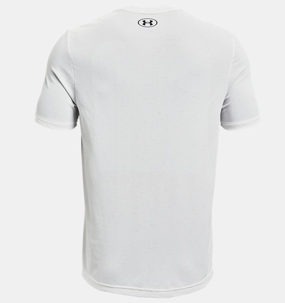 Beyaz Erkek UA Dikişsiz Kısa Kollu T-shirt