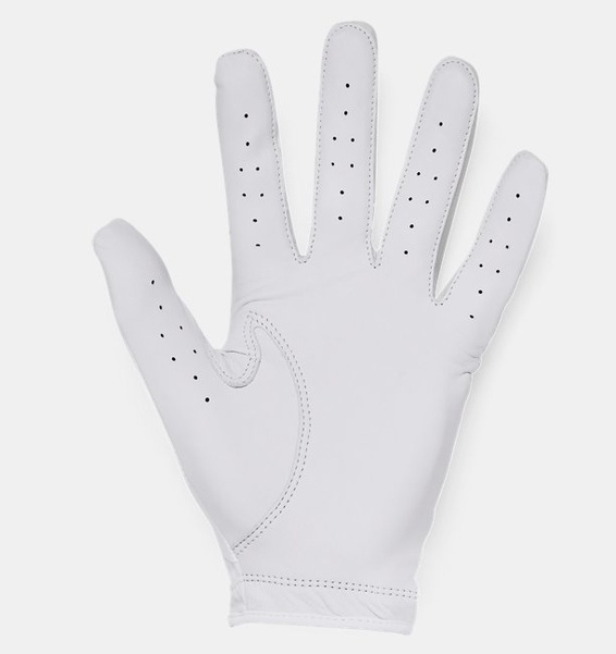 Beyaz Erkek UA Serin Tutan Golf Eldiveni