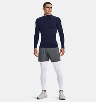 Erkek UA ColdGear Armour Compression Mock Uzun Kollu T-shirt