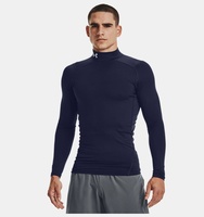 Erkek UA ColdGear Armour Compression Mock Uzun Kollu T-shirt