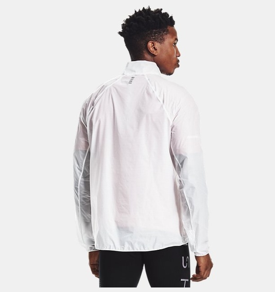 Beyaz Erkek UA Impasse Flight ½ Fermuarlı Sweatshirt