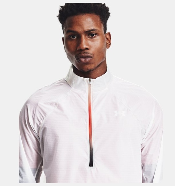 Beyaz Erkek UA Impasse Flight ½ Fermuarlı Sweatshirt