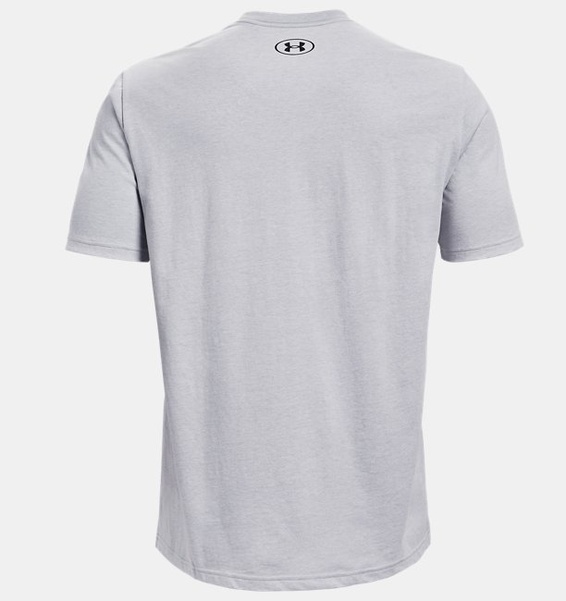 Gri Erkek UA ABC Camo Boxed Logo Kısa Kollu T-shirt
