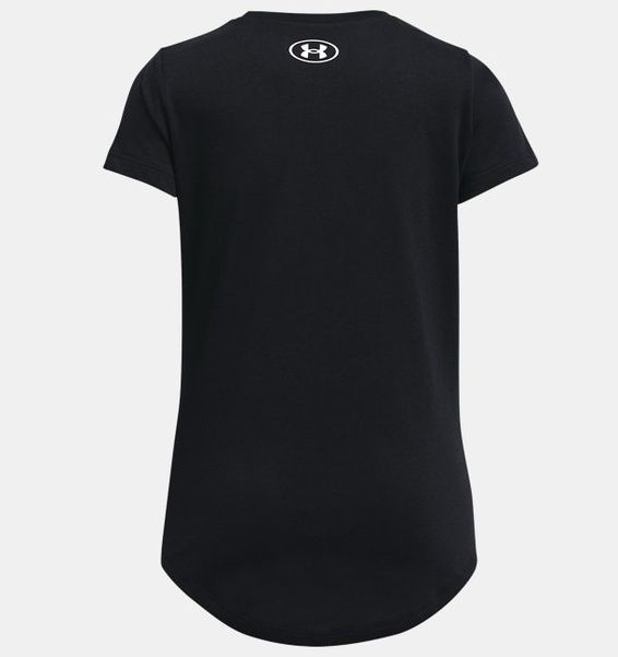 Siyah Çocuk UA Sportswear Logo Kısa Kollu T-shirt