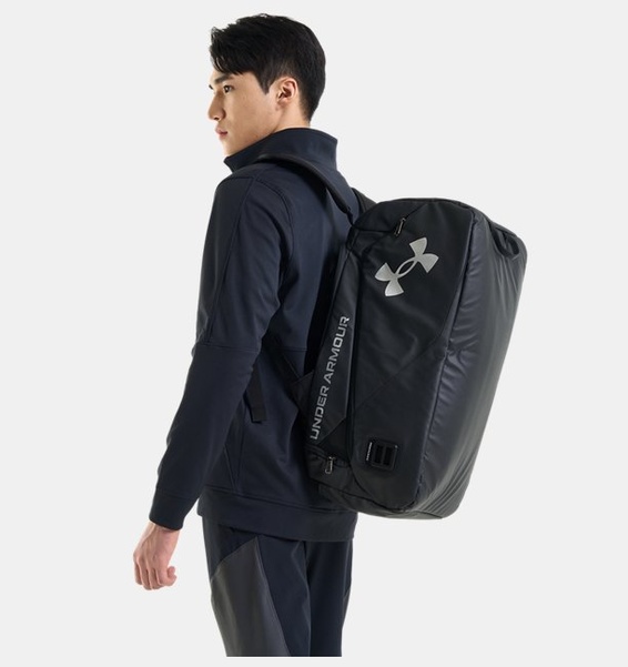 Siyah Unisex UA Contain Duo Small Silindir Çanta