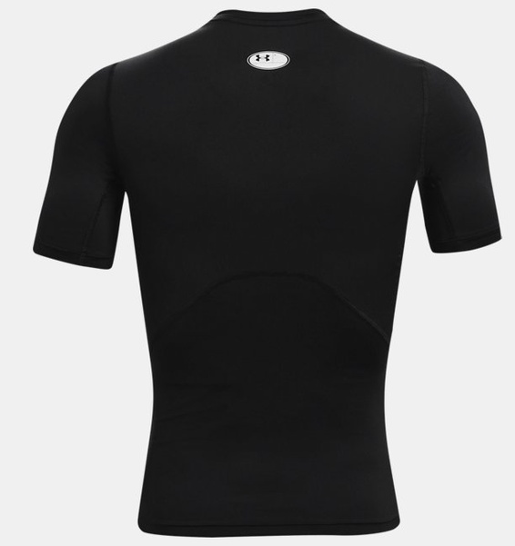 Siyah Erkek UA HeatGear Armour Compression Kısa Kollu T-shirt
