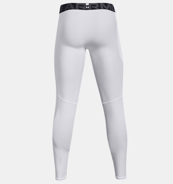 Beyaz Erkek UA HeatGear Armour Tayt