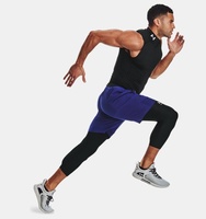 Erkek UA HeatGear Armour 3/4 Tayt