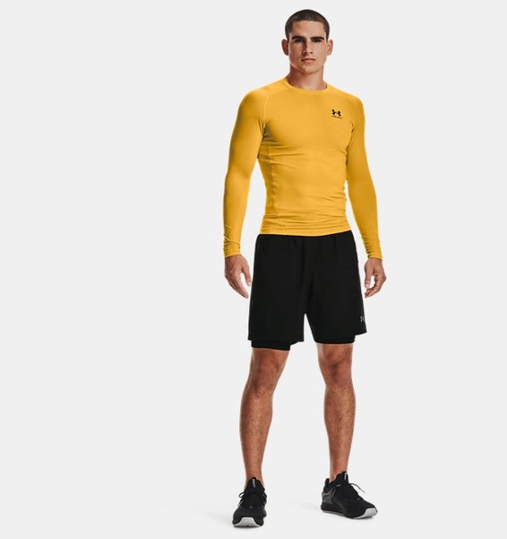 Siyah Erkek HeatGear® Armour Compression Şort