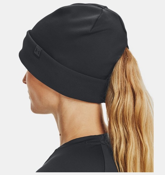 Siyah Kadın UA Storm Fleece Bere