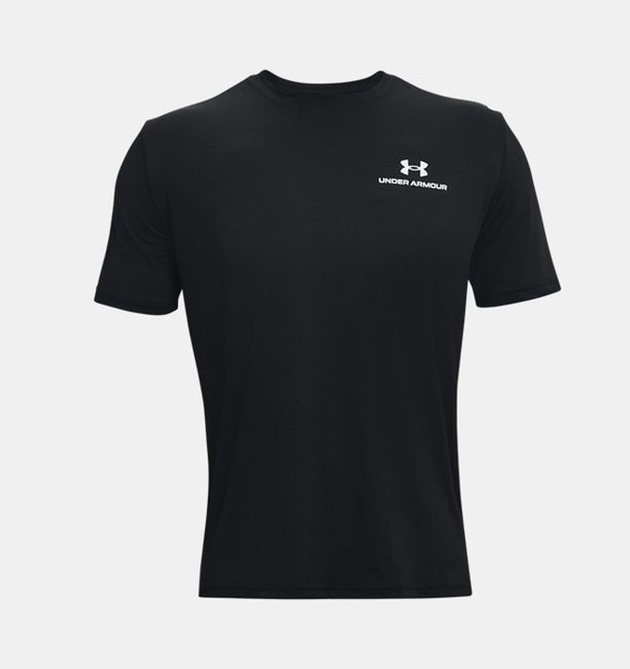 Siyah Erkek UA RUSH™ Energy Kısa Kollu T-shirt