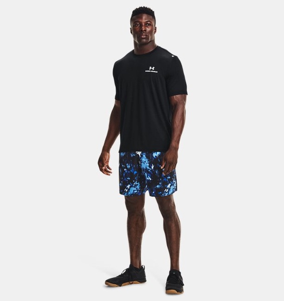 Siyah Erkek UA RUSH™ Energy Kısa Kollu T-shirt
