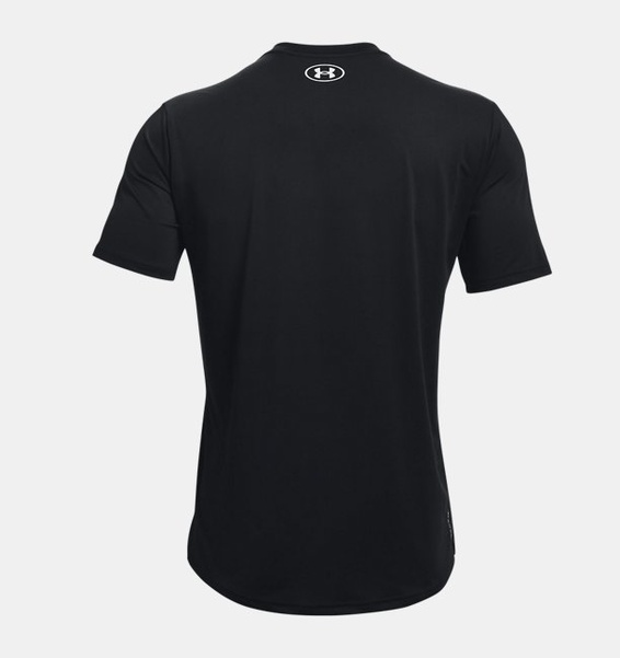 Siyah Erkek UA RUSH™ Energy Kısa Kollu T-shirt
