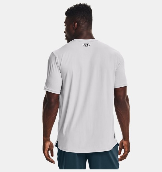 Gri Erkek UA RUSH™ Energy Kısa Kollu T-shirt