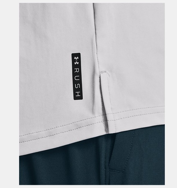 Gri Erkek UA RUSH™ Energy Kısa Kollu T-shirt