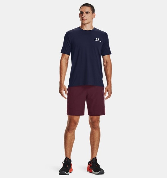 Lacivert Erkek UA RUSH™ Energy Kısa Kollu T-shirt