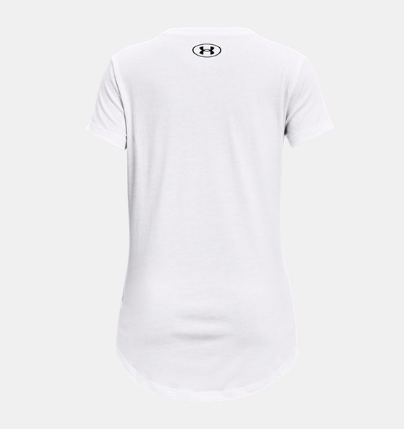 Beyaz Çocuk UA Sportswear Logo Kısa Kollu T-shirt