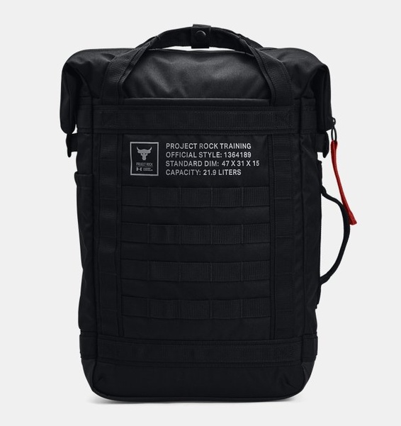 Siyah Unisex Project Rock Box Duffle Sırt Çantası