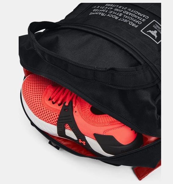 Siyah Unisex Project Rock Box Duffle Sırt Çantası