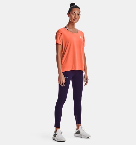 Pembe Kadın UA RUSH™ Energy Core Kısa Kollu T-shirt