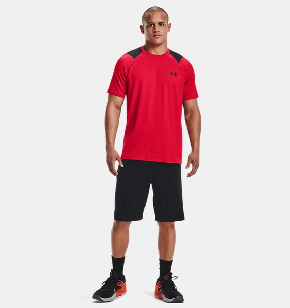 Kırmızı Erkek UA Raid 2.0 Kısa Kollu T-shirt