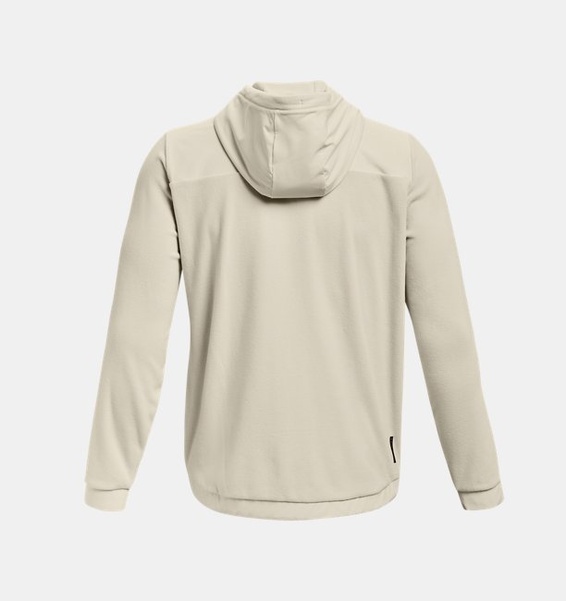 Gri Erkek UA RUSH™ Fleece Tam Boy Fermuarlı Kapüşonlu Üst