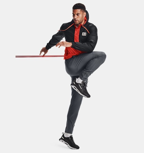 Gri Erkek UA Stretch Dokuma Eşofman Altı