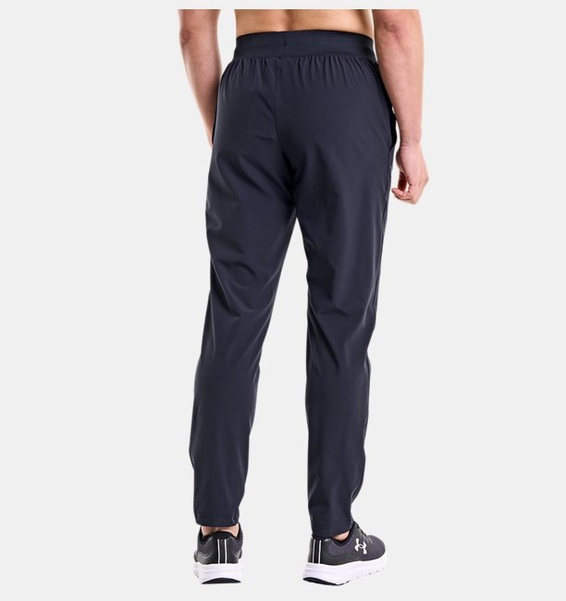 Siyah Erkek UA Stretch Dokuma Eşofman Altı