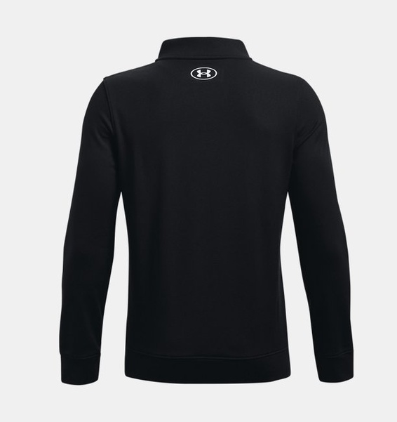 Siyah Erkek Çocuk UA Pennant 2.0 Tam Boy Fermuarlı Sweatshirt