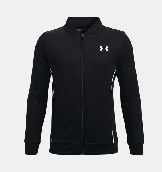 Siyah Erkek Çocuk UA Pennant 2.0 Tam Boy Fermuarlı Sweatshirt