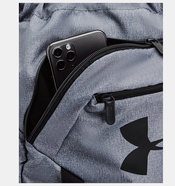 Gri Unisex UA Undeniable Büzgülü Sırt Çantası