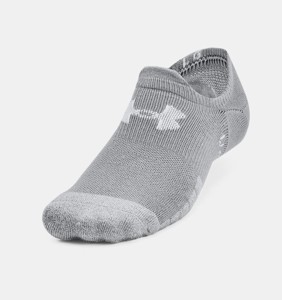 Gri Unisex UA Ultra Low Tab Çorap