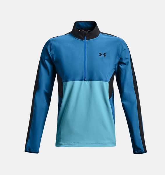 Mavi Erkek UA Storm Windstrike ½ Fermuarlı Sweatshirt