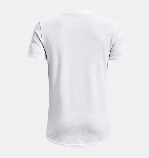 Beyaz Erkek Çocuk Curry Logo Kısa Kollu T-shirt