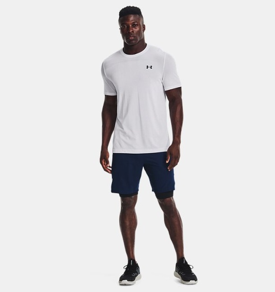Siyah Erkek UA RUSH™ SmartForm Uzun Şort