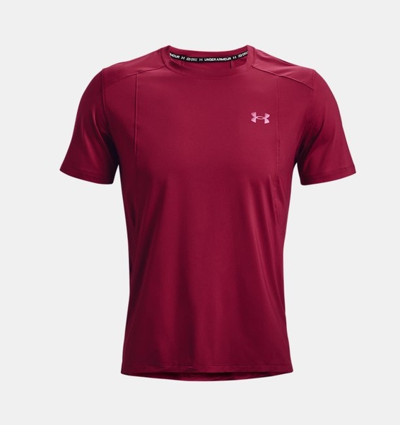 Bordo Erkek UA Serin Tutan Koşu Laser T-shirt