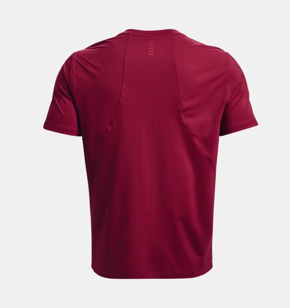 Bordo Erkek UA Serin Tutan Koşu Laser T-shirt