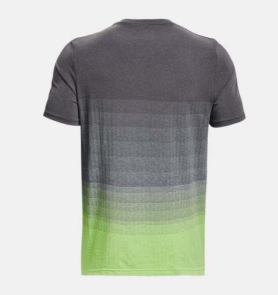 Gri Erkek UA Dikişsiz Lux Kısa Kollu T-shirt