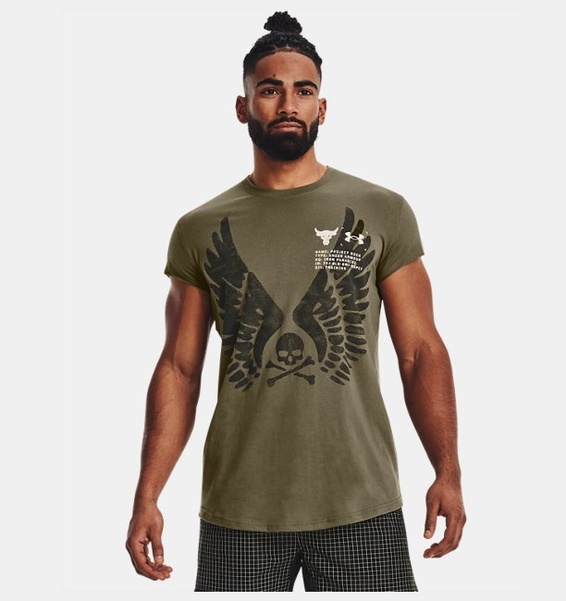 Haki Erkek Project Rock Cutoff T-shirt