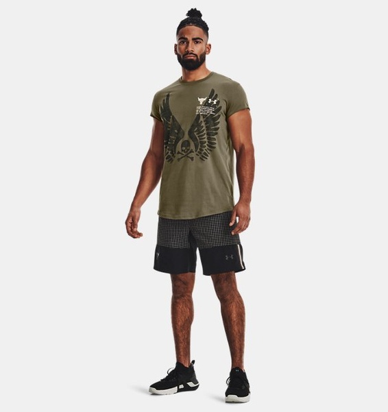 Haki Erkek Project Rock Cutoff T-shirt