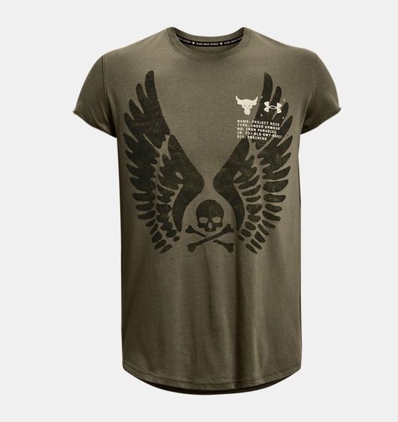 Haki Erkek Project Rock Cutoff T-shirt