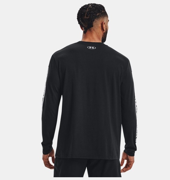Siyah Erkek UA Camo Boxed Sportstyle Uzun Kollu T-shirt