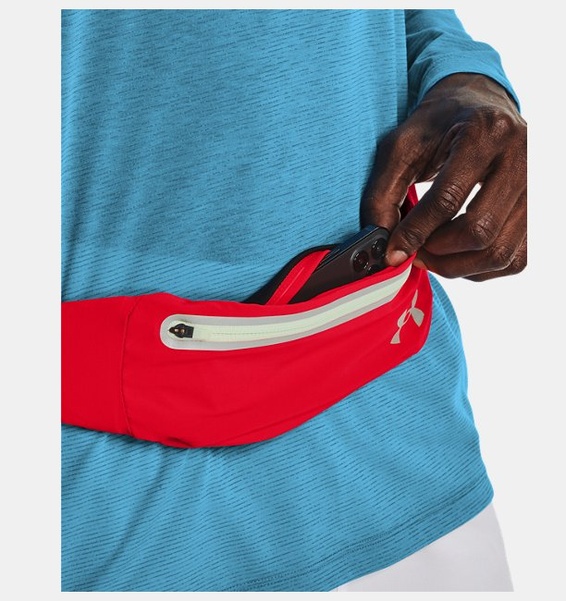 Kırmızı Unisex UA Flex Speedpocket Run Bel Çantası